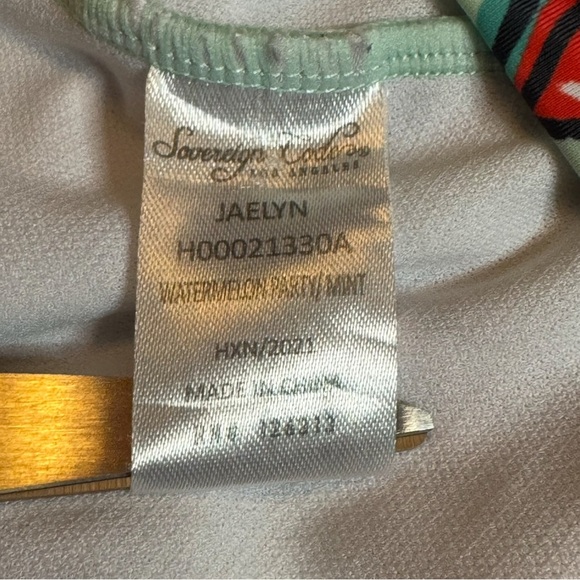 Sovereign Code Watermelon Kids One Piece Swimsuit Blue Size: 6 - Picture 9 of 10